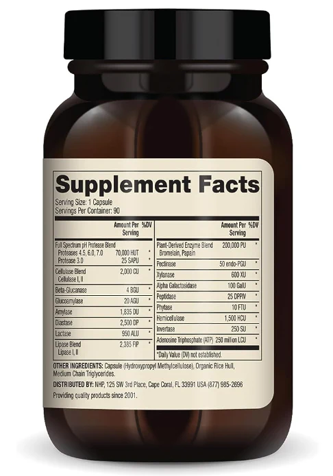 Dr. Mercola Full Spectrum Digestive Enzymes - Image 2
