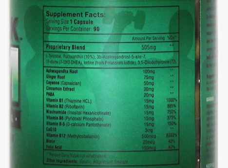 Razor Nutrition Trim Natural Fat Burner & Metabolism Booster - Image 4