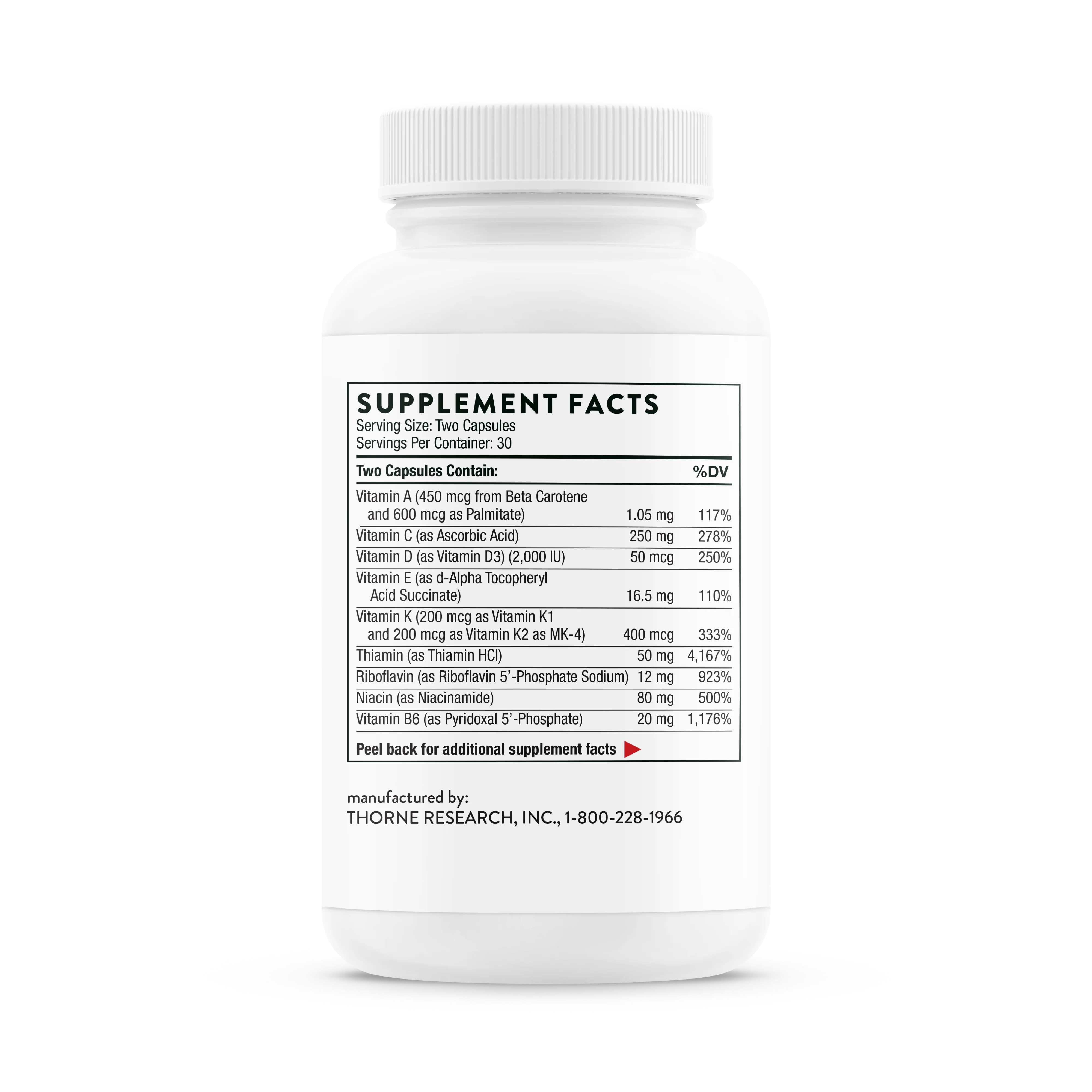Thorne Basic Nutrients Multi-Vitamin - Image 3