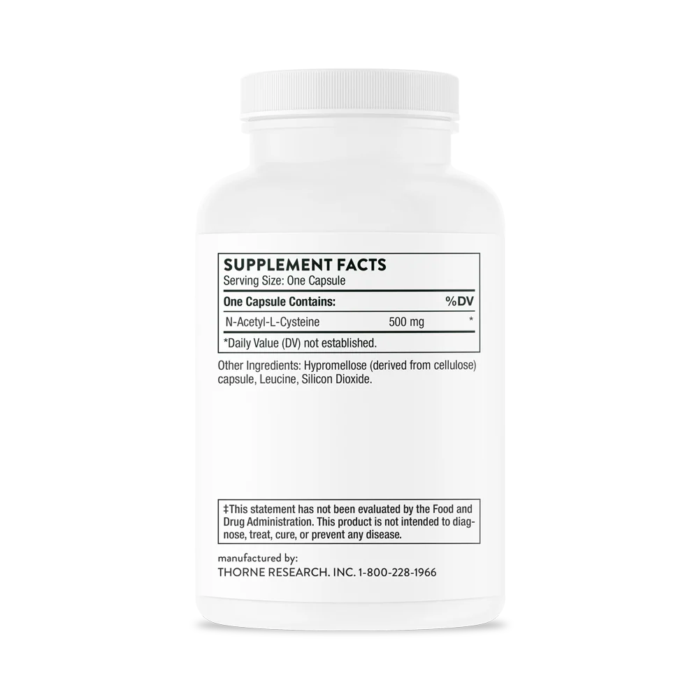 Thorne NAC N-Acetylcysteine - Image 3